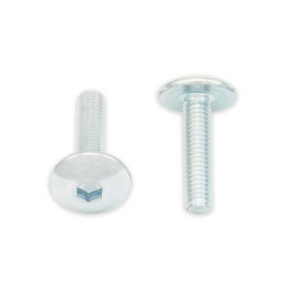 Vis tête bombée plate Bolt M5x0,80x12mm 10 pièces | Oxmoto