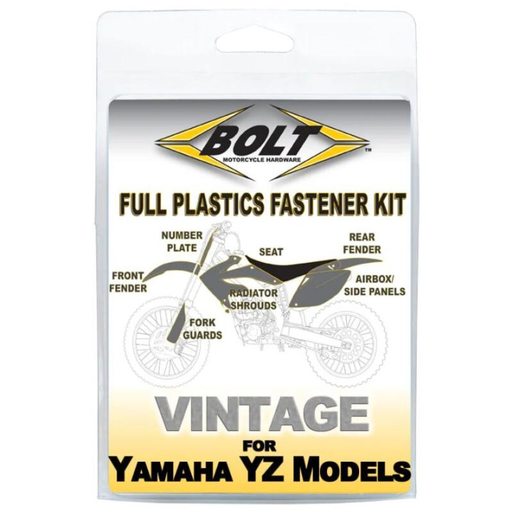 Kit visserie plastiques Bolt YAM-220085 | Oxmoto