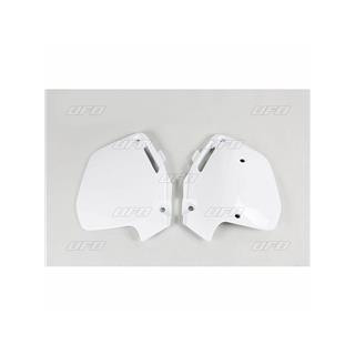 Plaques latérales UFO blanc Honda cr | Oxmoto