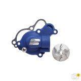 Couvercle de pompe à eau + turbine Boyesen SuperCooler - bleu WPK-42L