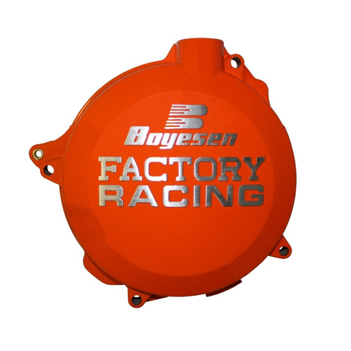 Couvercle de carter d'embrayage Boyesen Factory Racing orange KTM SX85