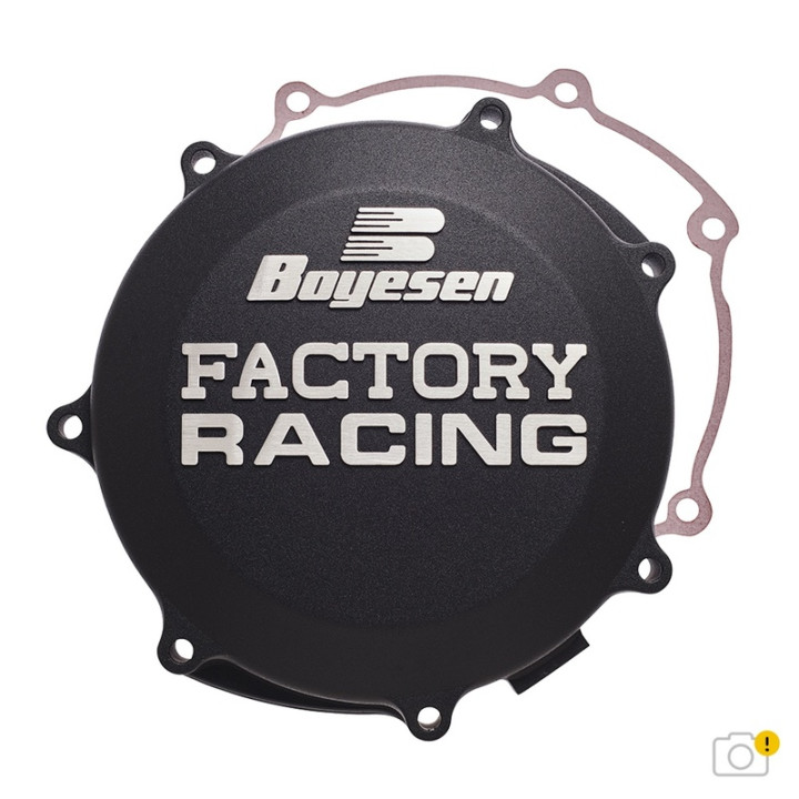 Couvercle de carter d'embrayage Boyesen Factory Racing - noir