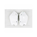 Plaques latérales UFO blanc Honda cr80r | Oxmoto