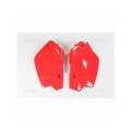 Plaques latérales UFO rouge Honda cr80r | Oxmoto