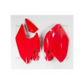 Plaques latérales UFO rouge Honda crf250x | Oxmoto