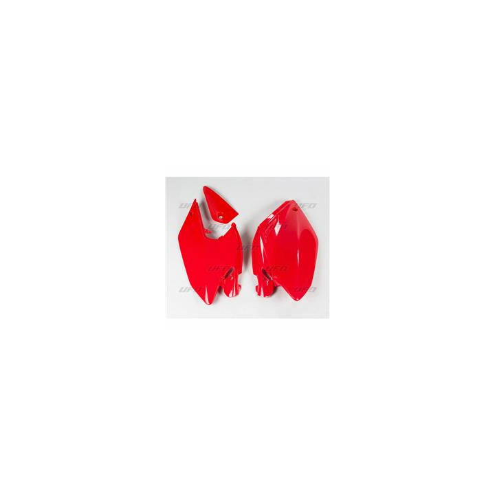 Plaques latérales UFO rouge Honda crf250x | Oxmoto