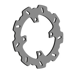 Disque de frein Braking pétale fixe WF7533 | Oxmoto