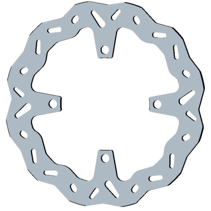 Disque de frein Braking pétale fixe WF7537 | Oxmoto