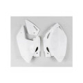 Plaques latérales UFO blanc Honda crf450x | Oxmoto