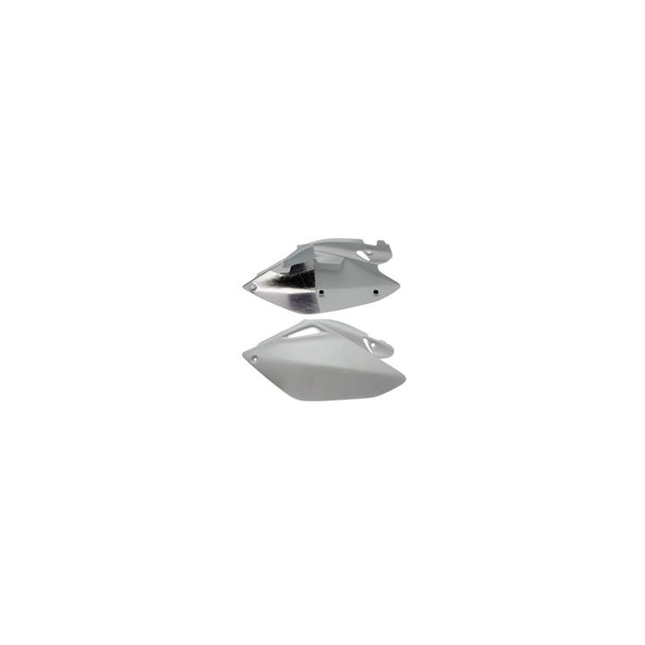 Plaques latérales UFO blanc Honda crf250r | Oxmoto