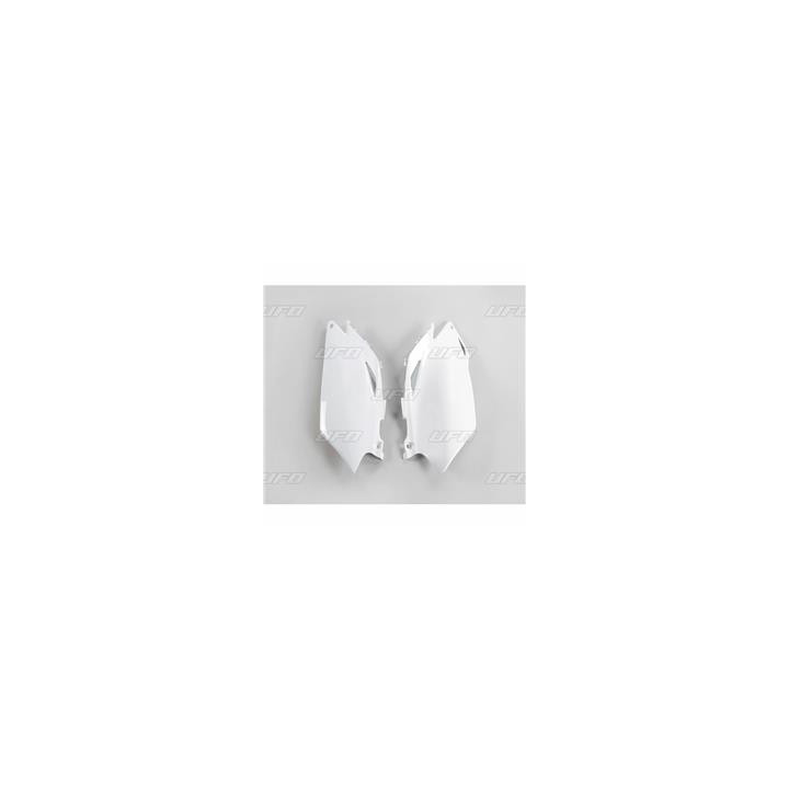 Plaques latérales UFO blanc Honda crf250r/450r 1086872001