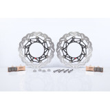 Kit Disque de frein Oversize Braking Wave flottant - 320 OKWK11