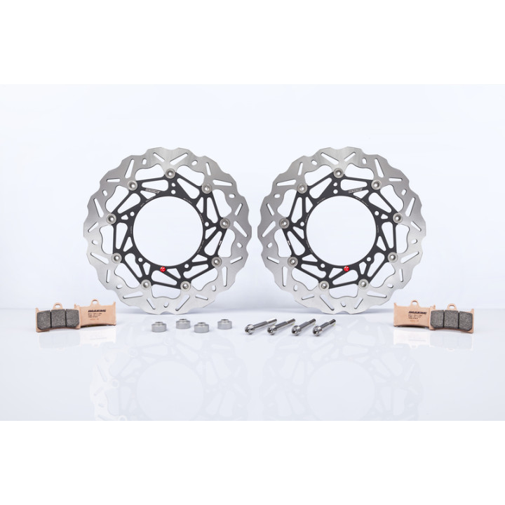 Kit Disque de frein Oversize Braking Wave flottant - 320 OKWK11