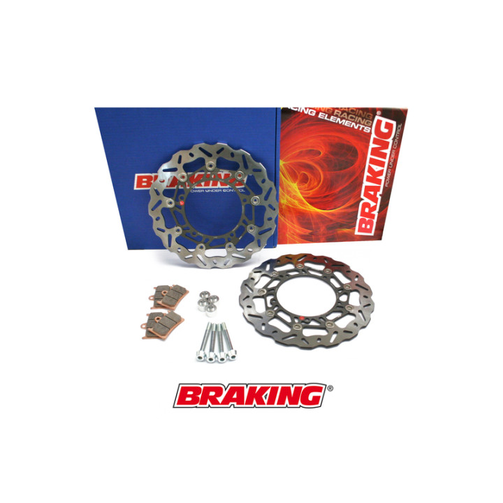 Kit Disque de frein Oversize Braking Wave flottant - 300 OKWK10