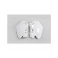 Plaques latérales UFO blanc Honda cr85r/85rb | Oxmoto