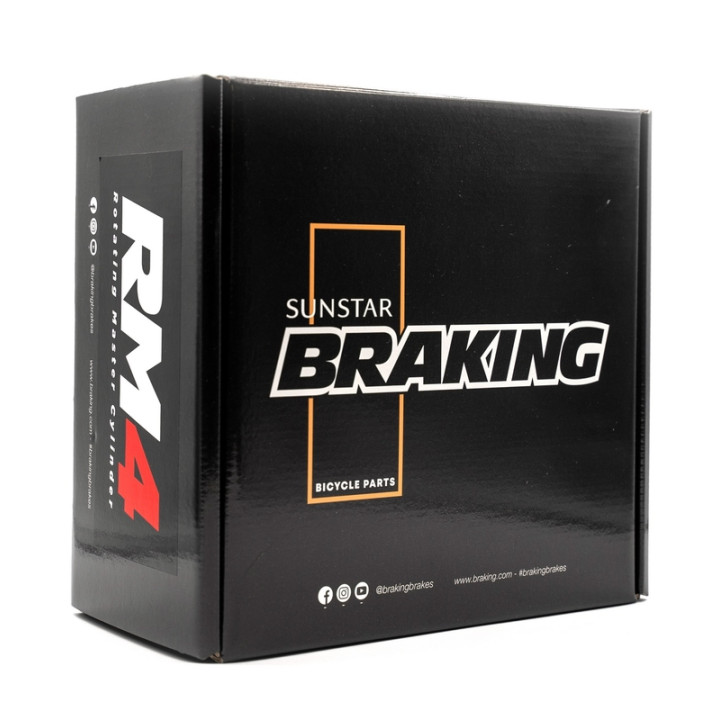 Kit maître-cylindre rotatif RM4 Braking - tuyau Kevlar noir Ø5 mm