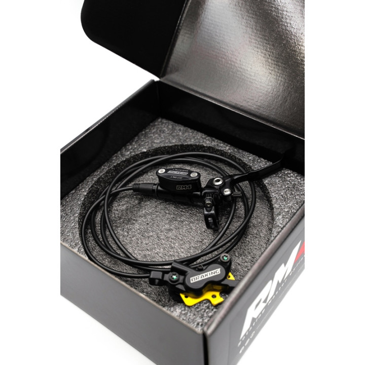 Kit maître-cylindre rotatif RM4 Braking - tuyau Kevlar noir Ø5 mm