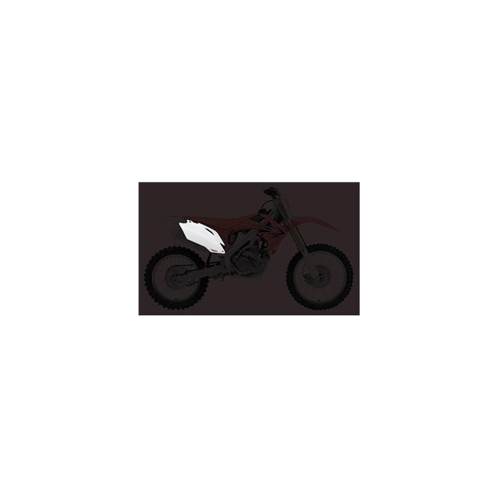 Plaques latérales UFO blanc Honda crf250r/450r 1086878001