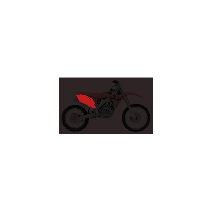 Plaques latérales UFO blanc Honda crf250r/450r 1086878003