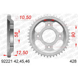 Couronne AFAM acier standard - 428 92221-42 | Oxmoto