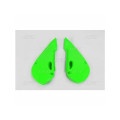 Plaques latérales UFO vert kx Kawasaki | Oxmoto