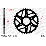 Couronne AFAM acier standard - 520 1074716003 | Oxmoto