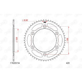 Kit chaîne AFAM 428R1 11/60-146 - couronne standard | Oxmoto