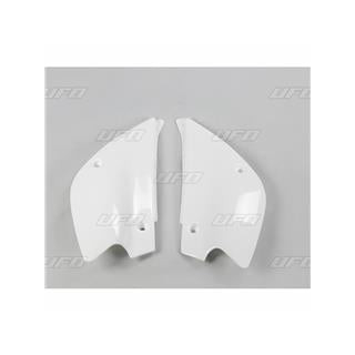 Plaques latérales UFO blanc Kawasaki kx80/85 | Oxmoto