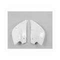 Plaques latérales UFO blanc Kawasaki kx80/85 | Oxmoto