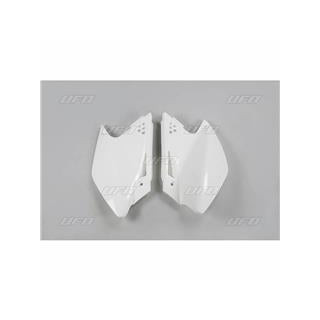 Plaques latérales UFO blanc Kawasaki kx250f 1087161002