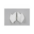 Plaques latérales UFO blanc Kawasaki kx250f 1087161002