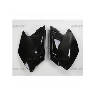 Plaques latérales UFO noir Kawasaki kx250f | Oxmoto