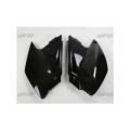 Plaques latérales UFO noir Kawasaki kx250f | Oxmoto