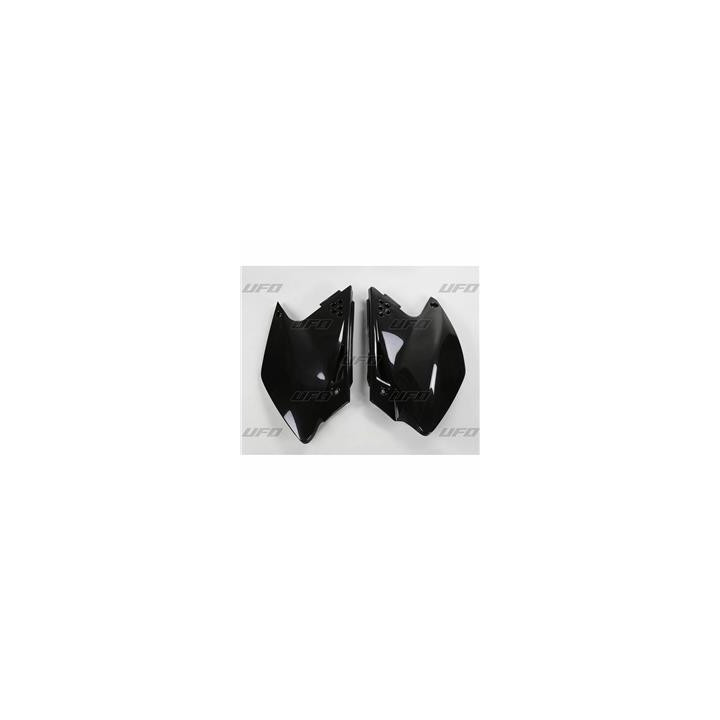 Plaques latérales UFO noir Kawasaki kx250f | Oxmoto