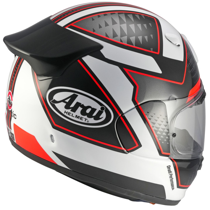 Casque Arai QUANTIC GIU - rouge | Oxmoto