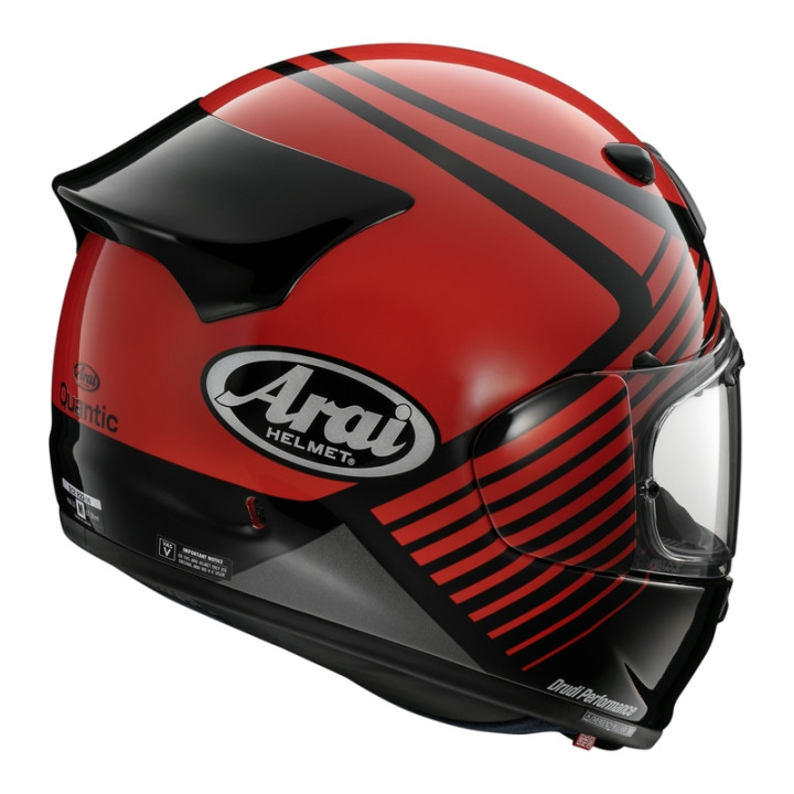 Casque Arai Quantic - Flight Red | Oxmoto