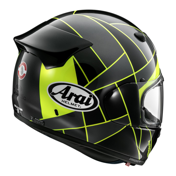 Casque Arai Quantic - Peak Yellow | Oxmoto