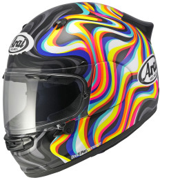 Casque Arai QUANTIC SWIRL - blanc | Oxmoto