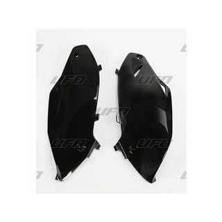Plaques latérales UFO noir Kawasaki kx250f/450f | Oxmoto