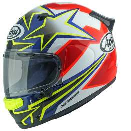 Casque Arai QUANTIC STAR & STRIPES - rouge | Oxmoto