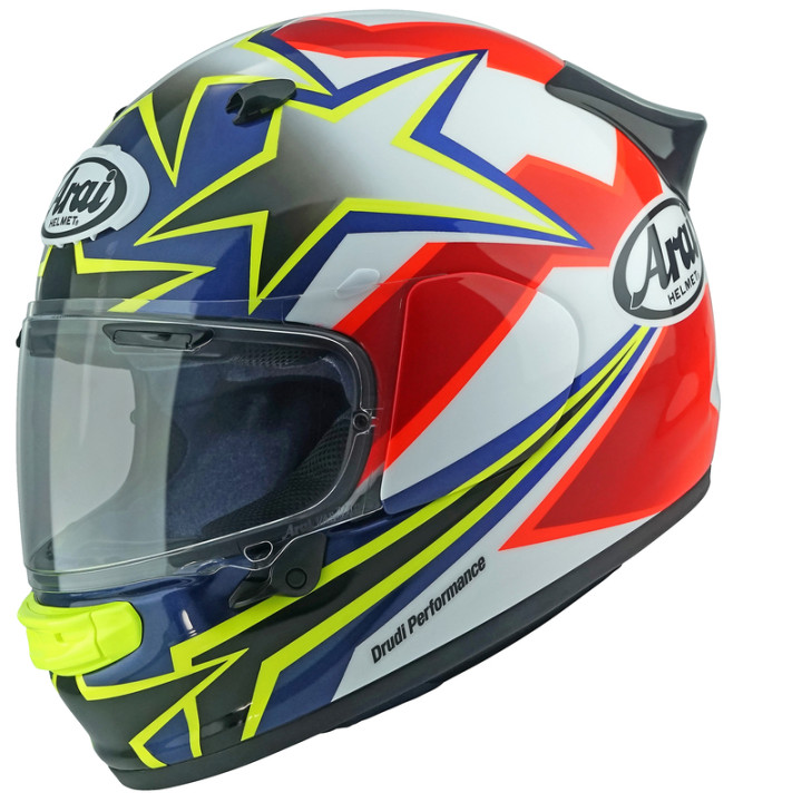 Casque Arai QUANTIC STAR & STRIPES - rouge | Oxmoto
