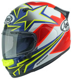 Casque Arai QUANTIC STAR & STRIPES - rouge | Oxmoto