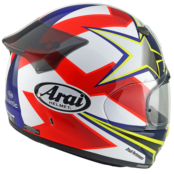 Casque Arai QUANTIC STAR & STRIPES - rouge | Oxmoto