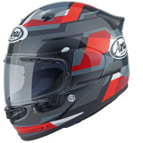 Casque Arai QUANTIC Abstract - rouge | Oxmoto