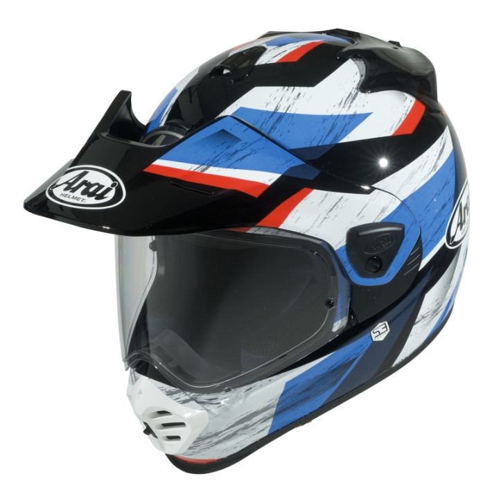 Casque Arai Tour-X5 - Anodize Tricolour | Oxmoto