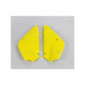 Plaques latérales UFO jaune Suzuki rm80/85 | Oxmoto