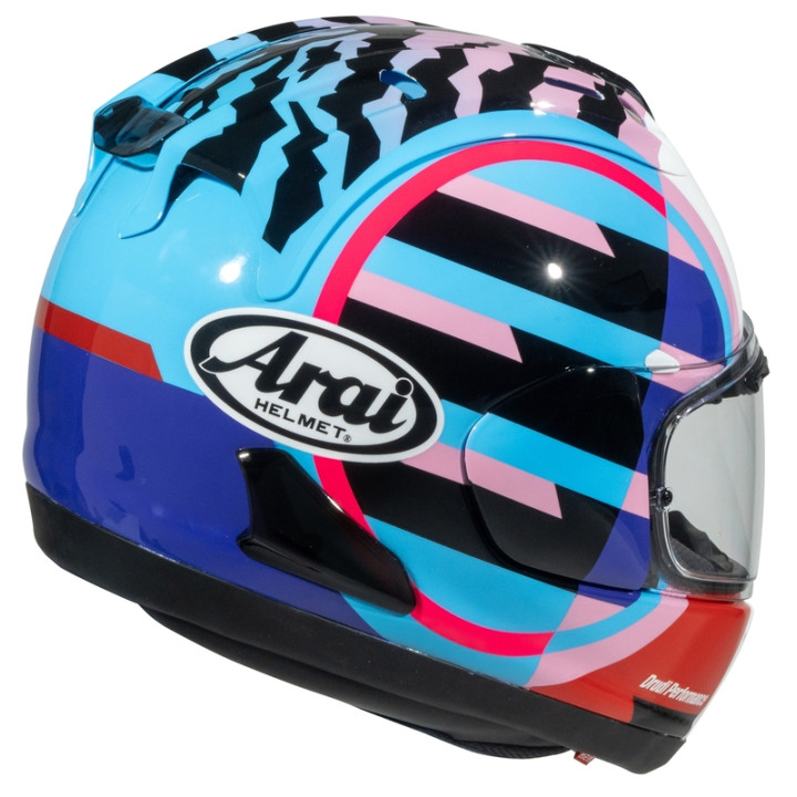 Casque Arai RX-7V EVO - Spectre Cyan | Oxmoto