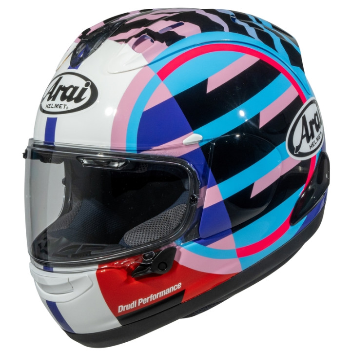 Casque Arai RX-7V EVO - Spectre Cyan | Oxmoto