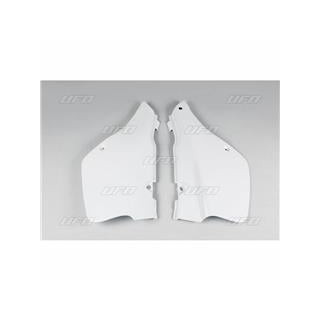 Plaques latérales UFO blanc Suzuki rm250 | Oxmoto