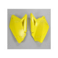 Plaques latérales UFO jaune Suzuki rm-z250 | Oxmoto